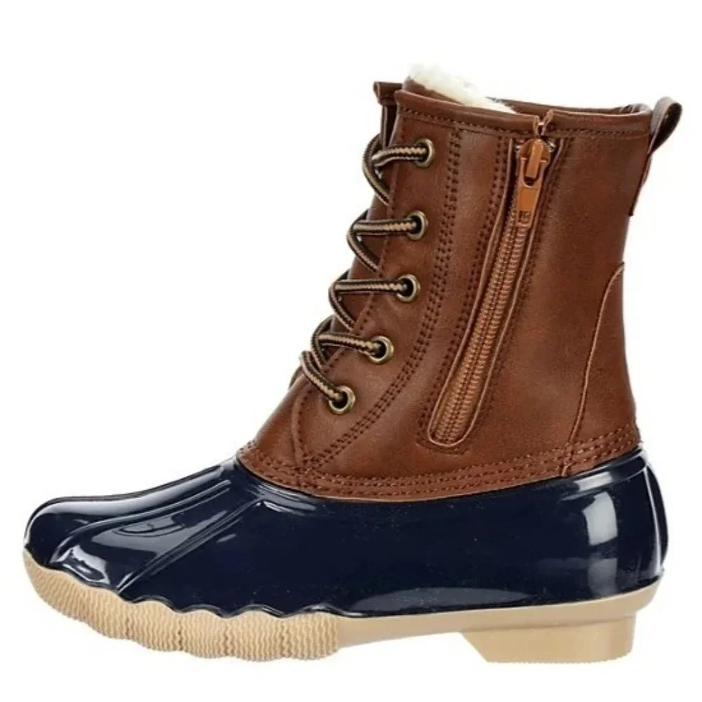 New HIGHLAND‎ CREEK GIRLS ALEX RAIN BOOT - BROWN Size 5